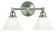 Taylor Two Light Wall Sconce in Polished Nickel with Champagne Marble Glass Shade (8|2422 PN/CM)