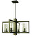 Theorem Four Light Chandelier in Matte Black (8|1155 MBLACK)