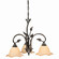 Vine Three Light Chandelier in Oil Shale (63|CH38803OL)