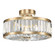 Crystal Enchantment Three Light Semi-Flush Mount in Gold (48|815740-2ST)