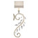 Crystal Laurel One Light Wall Sconce in Silver (48|774650ST)