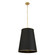 Coco Nine Light Foyer Pendant in Matte Black/French Gold (137|364F09MBFG)