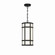 Monte LED Outdoor Pendant in Satin Black (40|42691-013)