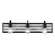 Abbey Rose Three Light Bath in Black/Galvanized (137|336B03BL)