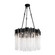 Matrix Nine Light Pendant in Matte Black/French Gold (137|309P09MBFG)