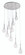 Larmes LED LED Pendant in Polished Chrome (86|E20515-18PC)