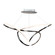Perpetual LED Pendant in Black Chrome (86|E20456-BC)