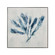 Blue Seagrass Framed Wall Art in White (45|S0016-10179)