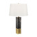 Upright One Light Table Lamp in Black (45|H0019-9594)