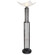 On One Light Torchiere in Weathered Steel (247|773181)