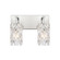 Formade Crystal Two Light Vanity in Polished Chrome (45|82191/2)