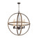 Natural Rope Six Light Chandelier in Oil Rubbed Bronze (45|63066-6)
