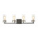 Bergenline Four Light Vanity in Matte Black (45|12143/4)