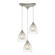 Layers Three Light Pendant in Satin Nickel (45|10464/3)