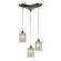 Kersey Three Light Pendant in Satin Nickel (45|10343/3)