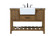 Clement Single Bathroom Vanity in driftwood (173|VF60148DW)