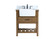 Clement Single Bathroom Vanity in driftwood (173|VF60130DW-BS)