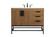 Eugene Single Bathroom Vanity in walnut brown (173|VF48842WB)