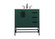 Eugene Single Bathroom Vanity in Green (173|VF48832MGN)