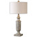 Agliano One Light Table Lamp in Aged Dark Pecan, Burnished Wash and White Drips (52|26196-1)