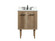 Cyrus Single Bathroom Vanity in Natural oak (173|VF48024NT-BS)