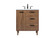 Baldwin Single Bathroom Vanity in walnut brown (173|VF47030WB)