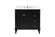 Bennett Single Bathroom Vanity in black (173|VF31836BK-BS)