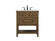Metropolis Single Bathroom Vanity in driftwood (173|VF27030DW)