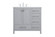 Irene Single Bathroom Vanity in Gray (173|VF18836GR)