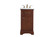 Americana Single Bathroom Vanity Set in Teak (173|VF15019TK)