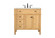 Park Avenue Single Bathroom Vanity in Natural Wood (173|VF12536NW)