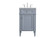 Park Avenue Single Bathroom Vanity in Grey (173|VF12521GR)