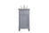 Otto Single Bathroom Vanity Set in light grey (173|VF12319GR)