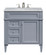 Park Ave Single Bathroom Vanity Set in Grey (173|VF-1025)