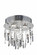 Galaxy Three Light Flush Mount in Chrome (173|V2006F13SC/RC)