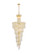 Spiral 28 Light Chandelier in Gold (173|V1800SR30G/RC)
