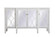 Modern Credenza in White (173|MF82001WH)