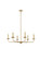 Cohen Six Light Pendant in brass (173|LD812D36BR)