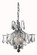 Amelia Six Light Pendant in Chrome (173|LD8100D16C)
