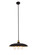 Anders Three Light Chandelier in Black and Brass (173|LD8004D20BK)