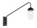 Kace One Light Wall Sconce in Black (173|LD6174BK)