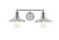 Etude Two Light Wall Sconce in Chrome (173|LD4033W21C)