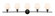 Gene Five Light Wall Sconce in Black (173|LD2325BK)