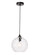 Cashel One Light Pendant in Black (173|LD2282)