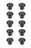 Kadea Knob Multipack (Set of 10) in Oil-rubbed Bronze (173|KB2008-ORB-10PK)