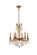 Rosalia Six Light Chandelier in French Gold (173|9206D23FG-GT/RC)