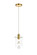 Hana LED Pendant in Gold (173|5202D6G)