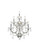 Maria Theresa Seven Light Wall Sconce in Chrome (173|2800W7C/RC)