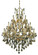 Maria Theresa 28 Light Chandelier in Gold (173|2800D38G-GT/RC)