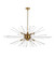 Sienna Ten Light Pendant in gold (173|2502D46SG)